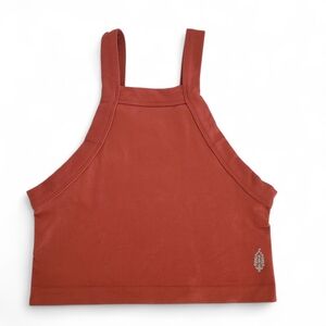 🔥FREE PEOPLE | FP MOVEMENT Rusty High-Neck Cropped Halter Tank Size ‎ XS/S